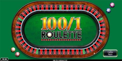 100 to 1 roulette online